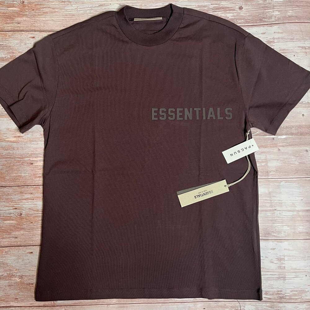 ESSENTIALS FOG SHIRT 2023 | PLUM | XS | OVERSIZED | MSRP $75 | NWT